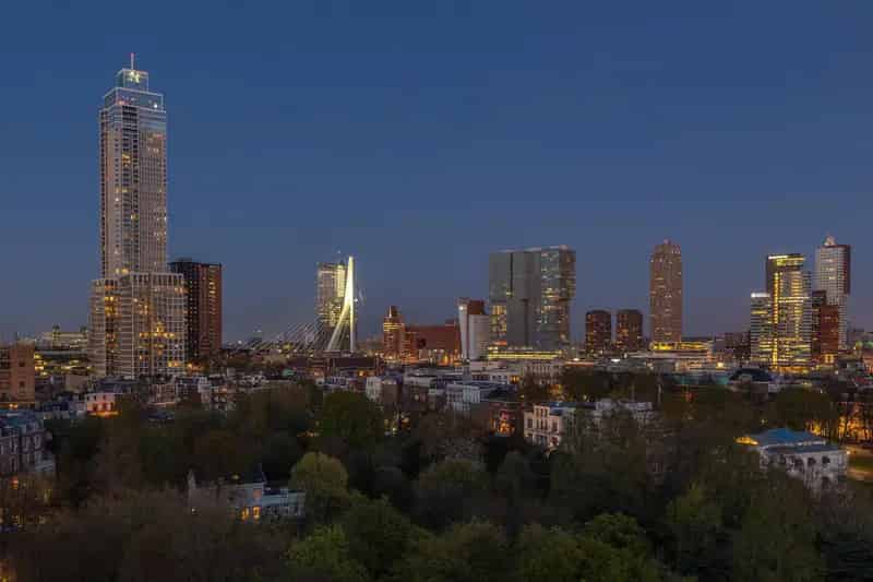 Rotterdam Parkflat appartement 90m2  Uitzicht Stadspark