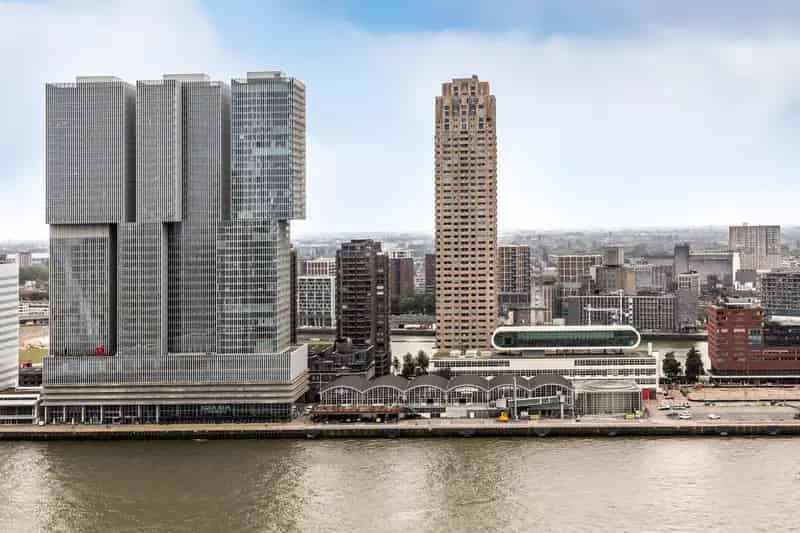 Luxe appartement Rotterdam Zalmhaventoren 88m²