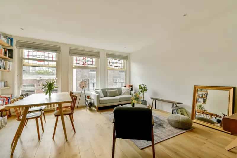 Amsterdam Jordaan: Licht 3-Laags Bovenhuis 116m2 - Balkon & Dakterras