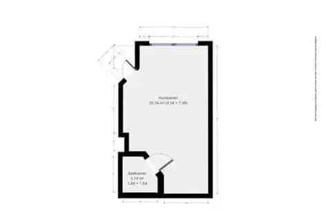 1 Kamer Appartement 34m² Leiderdorp - Gemeubileerd