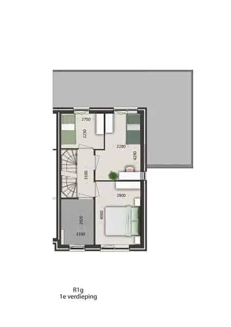 Hoekwoning Emmeloord 130m2 6 Kamers te Huur