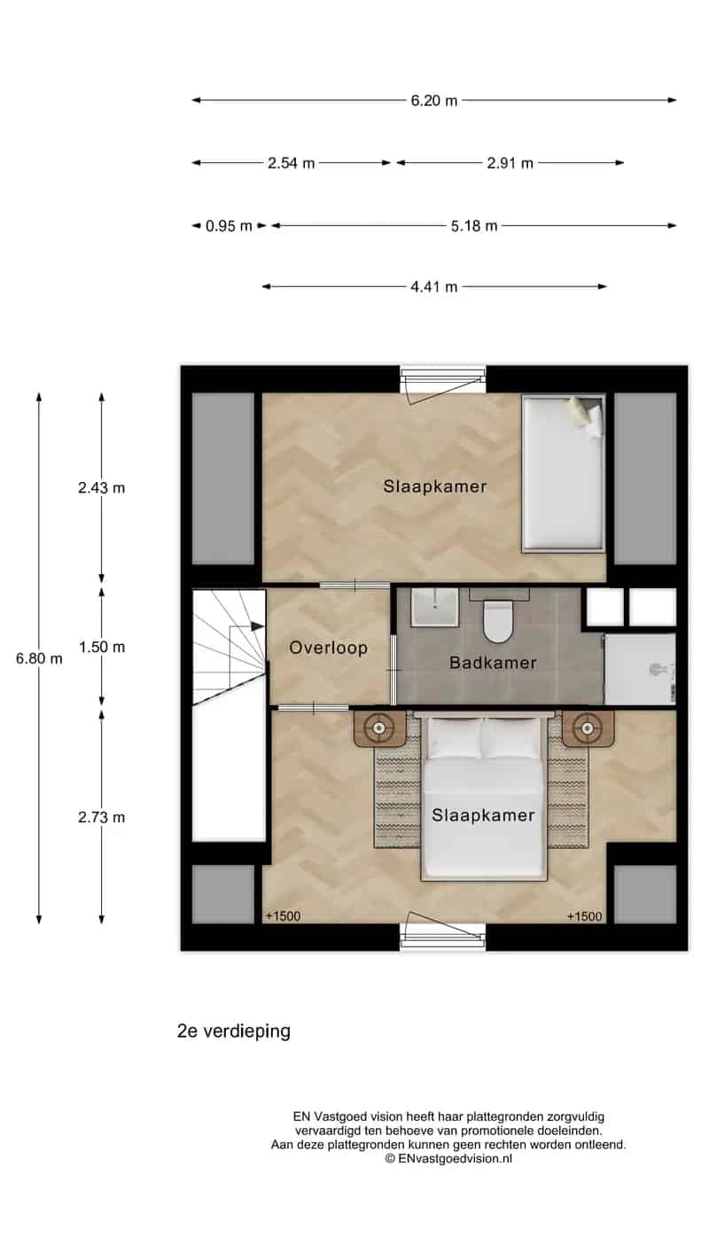 Herenhuis Zuideinde Koog aan de Zaan 3 slaapkamers 2 badkamers