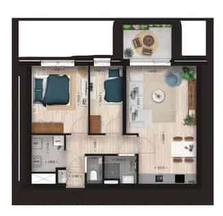 2 Kamer Appartement 64m2 Nieuwkoop - Duurzaam Wonen