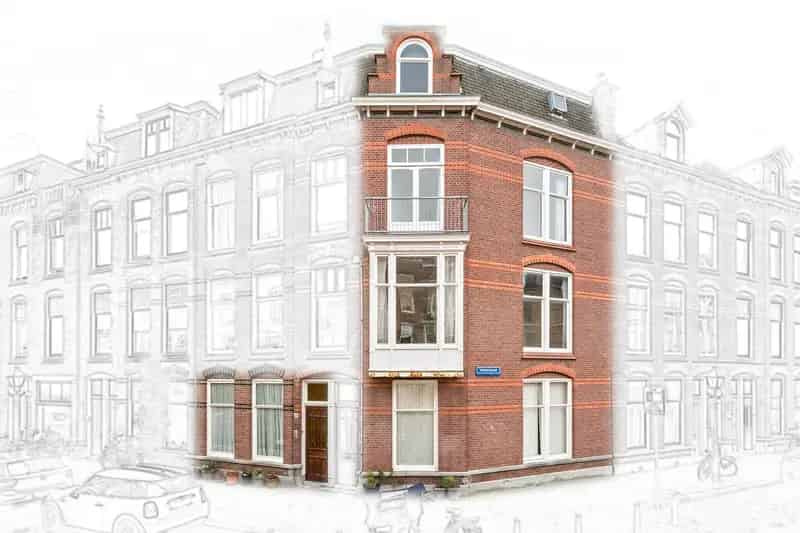 Appartement te koop: Royale Parterre 196m² in Duinoord