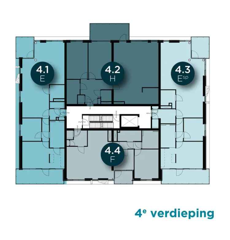 Nieuwbouwappartement Albatros 2 slaapkamers balkon Zuid direct beschikbaar