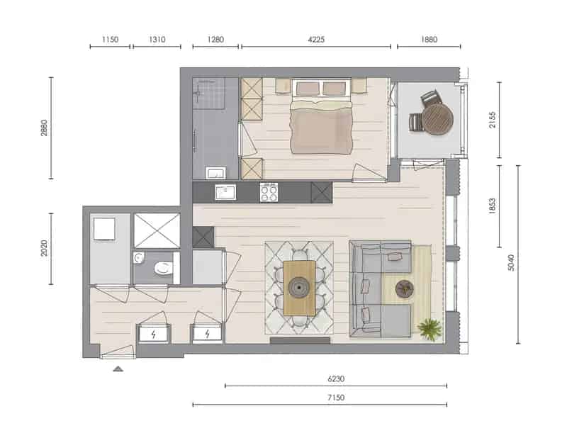 Nieuwbouw appartement Amsterdam Hondsrugpark 58m2
