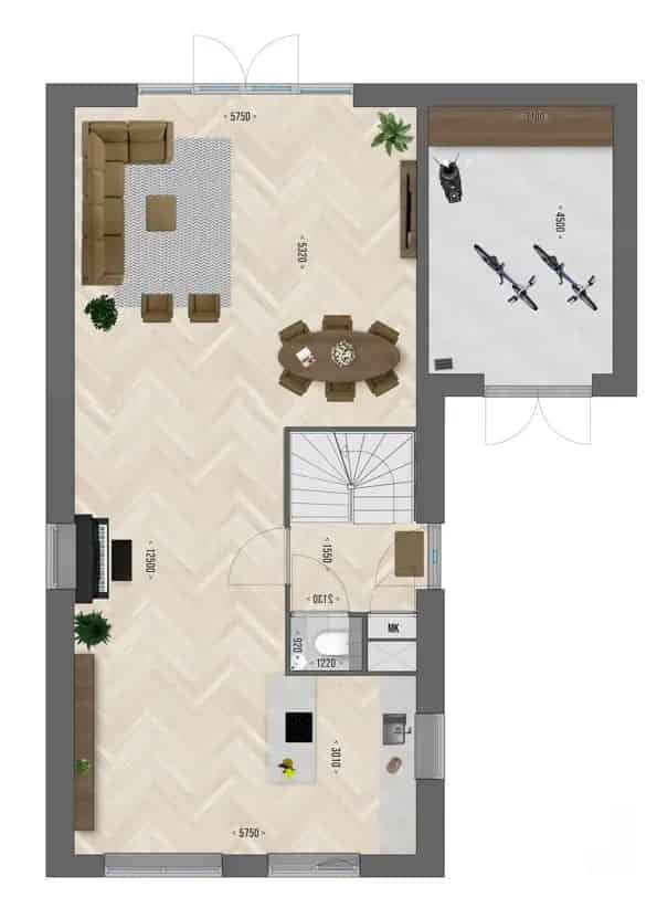 Vrijstaande woning te koop Lelystad 5 slaapkamers Grote tuin