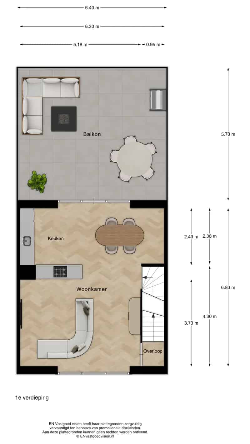 Hoekwoning Koog aan de Zaan: 3 slaapkamers, 2 badkamers, groot terras