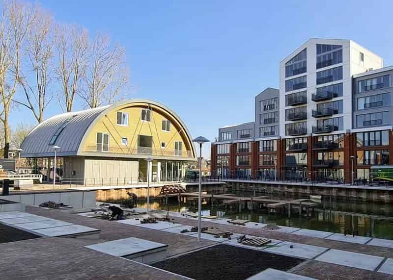 Appartement aan het water nabij Utrecht