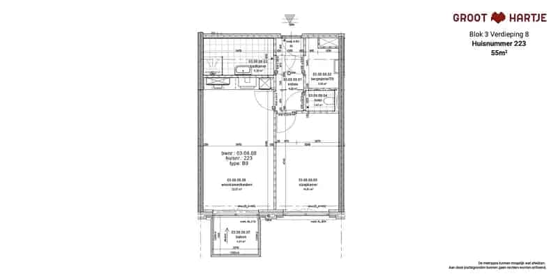 Appartement nabij Stadscentrum en Strijp-S