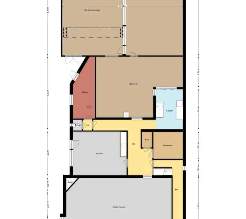 Woonwinkelpand Woudenberg: Winkelruimte Appartement Dakterras 5 slaapkamers