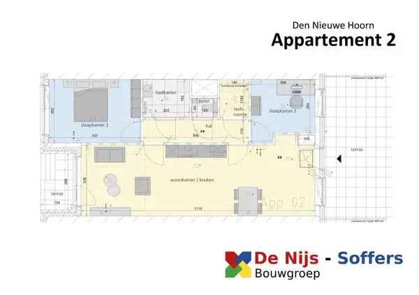 Nieuwbouwappartement Putte: Luxe 3-kamer begane grond