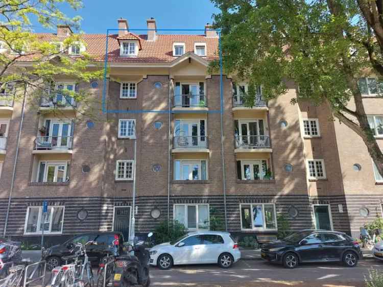 Driekamerportiekflat Spaarndammerbuurt Balkon Gezinnen