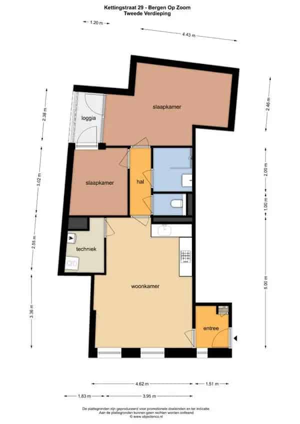 Appartement Bergen op Zoom Centrum - Energielabel A+