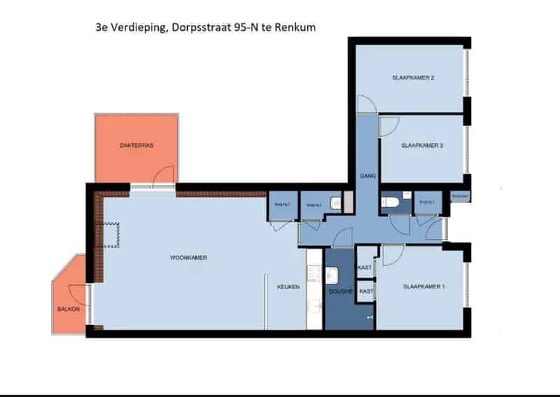 Kamer Renkum - 8m2 - boven de Hema