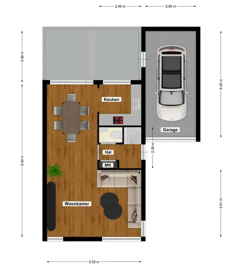 Tweekapper Heerlen 4 slaapkamers Garage Tuin 13 Zonnepanelen Energielabel A