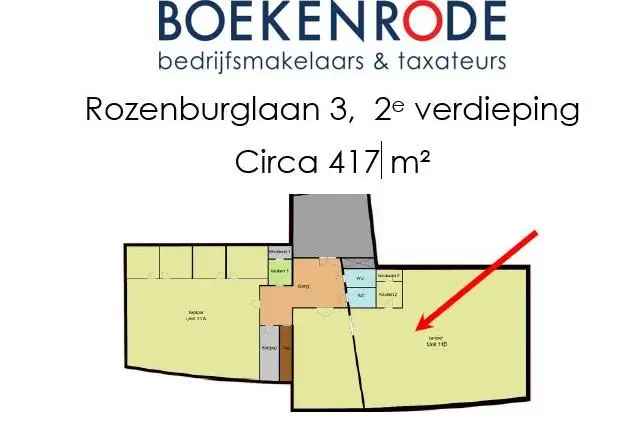 Kantoor Groningen | Zoek kantoren te huur: Rozenburglaan 3 9727 DL Groningen [funda in business]