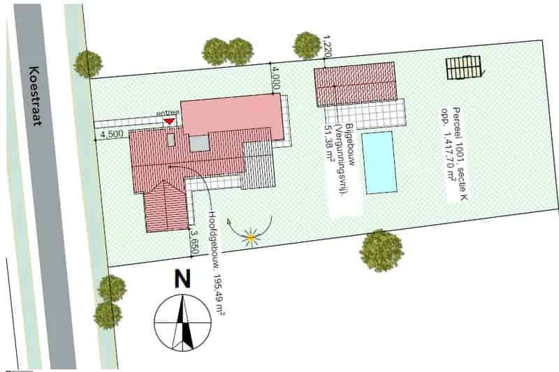 Bouwgrond Riel 1420m2  Droomhuis nabij Regte Heide