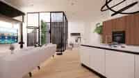 Luxe appartement Sittard nabij station met patio