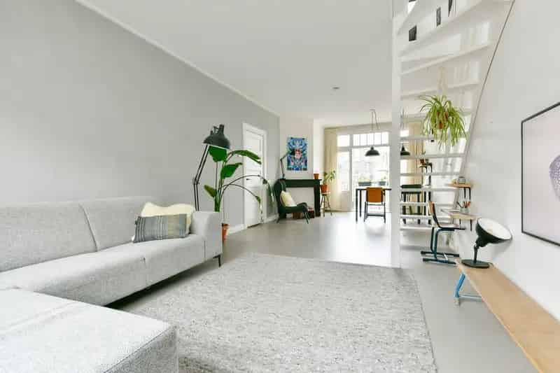 Appartement te koop Amsterdam De Baarsjes: Ruim dubbel bovenhuis met dakterras