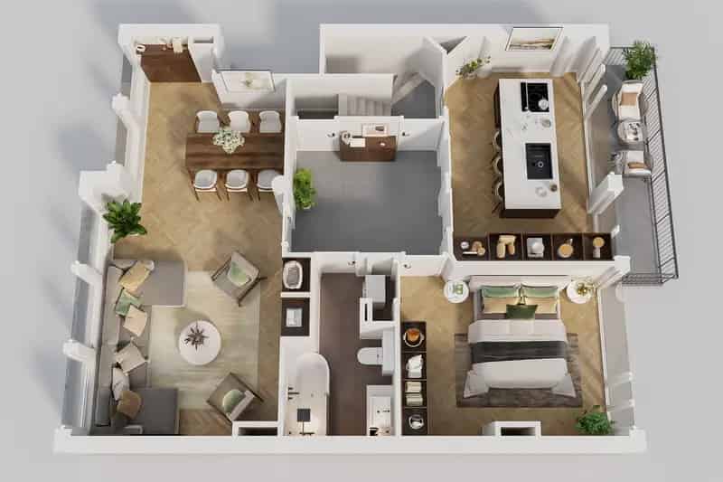 Jaren 30 bovenwoning te koop Rotterdam Statensingel 5 kamers 135m2