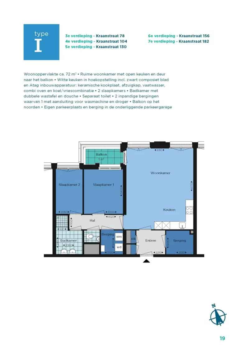 Nijmegen appartement 2 slaapkamers nabij station