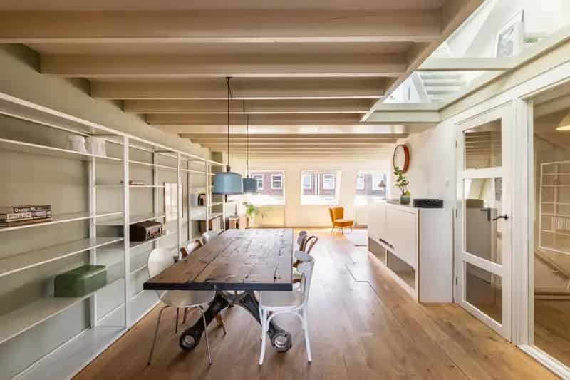 Appartement Amsterdam Oost Dapperbuurt 117m2 Dakterras