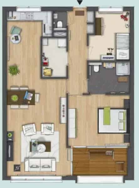 3-kamerappartement Schuytgraaf Seniorencomplex De Roef