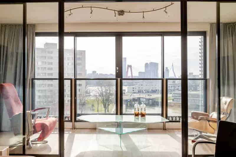 Appartement Rotterdam Kralingen  Uitzicht Nieuwe Maas 2 slaapkamers
