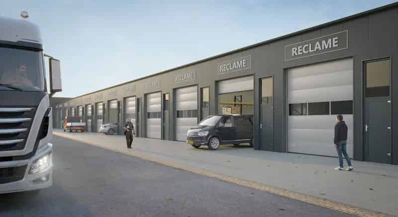 Bedrijfshallen te Koop Franeker - Units 235m² en 52m²