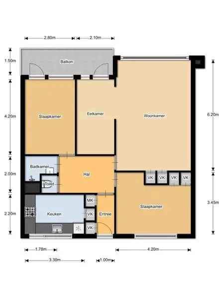 Woning te huur van eigenaar - Borg 895 - Inkomenseis 31x maandhuur