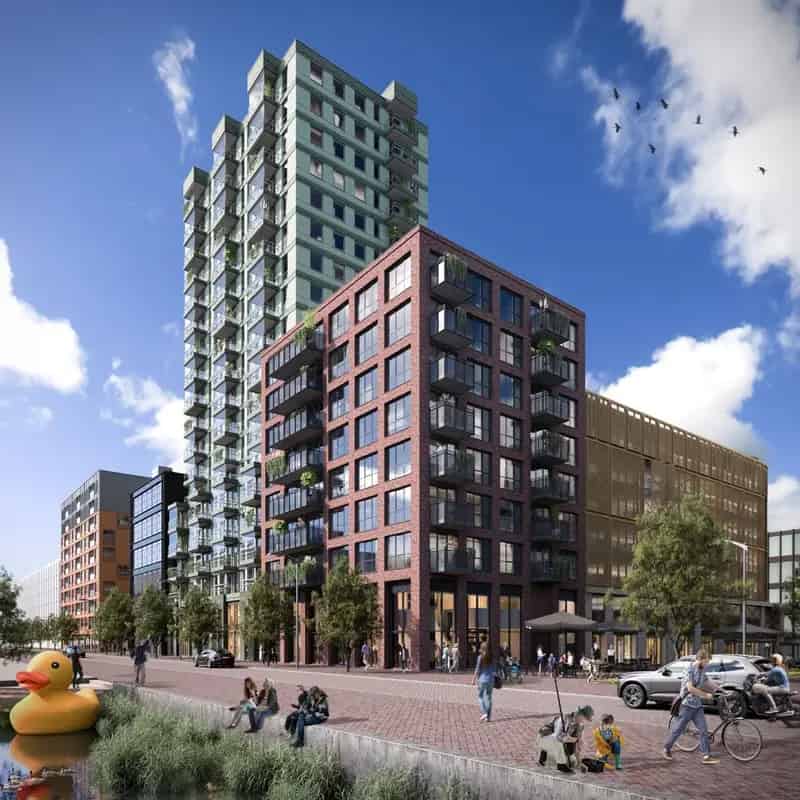 Modern 2-kamerappartement NDSM-terrein Amsterdam