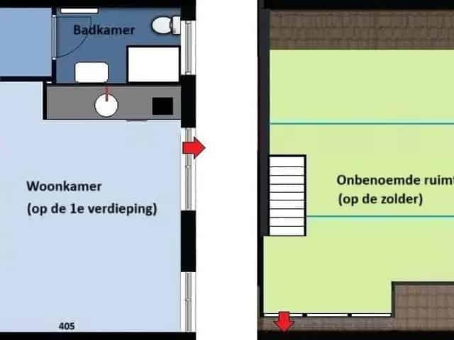 Kamer te huur Gendt 42m2 1 persoon 1 mei 2025