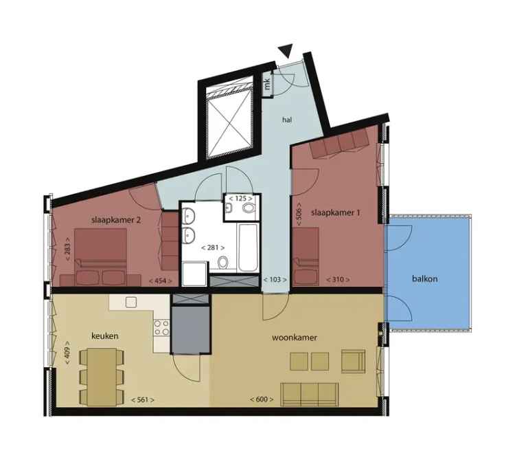 Ruime appartementen Breda Centrum nabij NS station