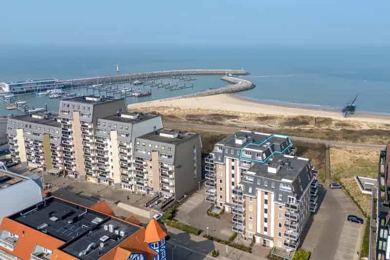 Penthouse Cadzand Zeezicht 2 slaapkamers 2 balkons