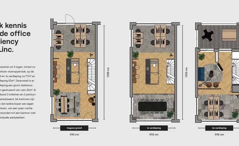 Kantoorvilla Enschede Roombeek te koop A++++ label