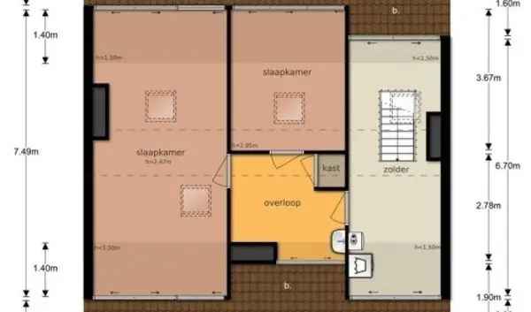 Direct van Eigenaar: Ruime woning onbepaalde tijd