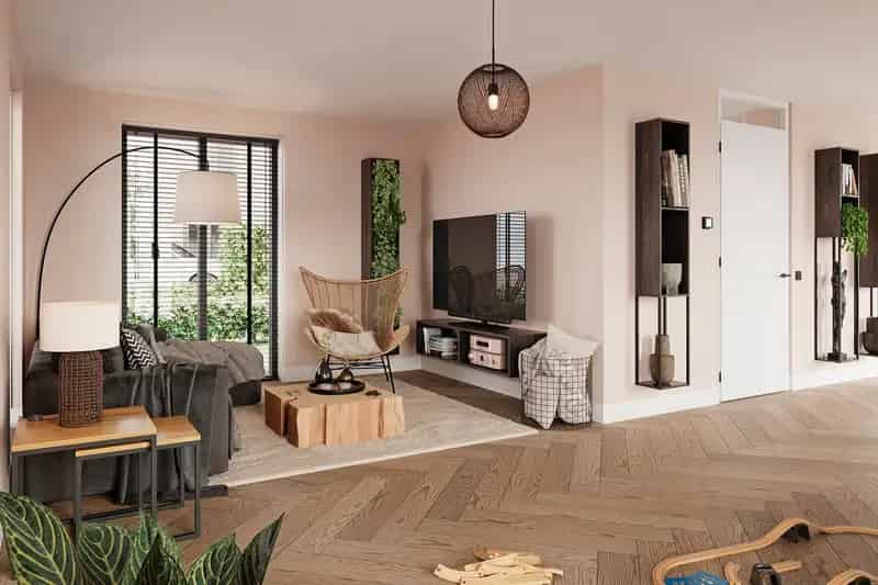 Vrijstaande woning te koop Voorthuizen Ruime tuin en garage
