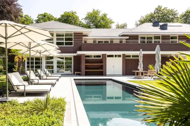 Luxe Landhuis Bilthoven 7 slaapkamers Zwembad Kantoor