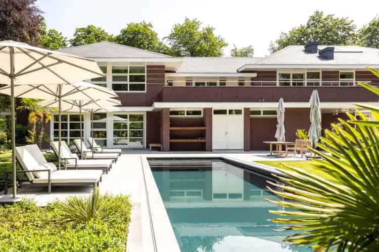 Luxe Landhuis Bilthoven Noord 7 slaapkamers Zwembad Kantoor