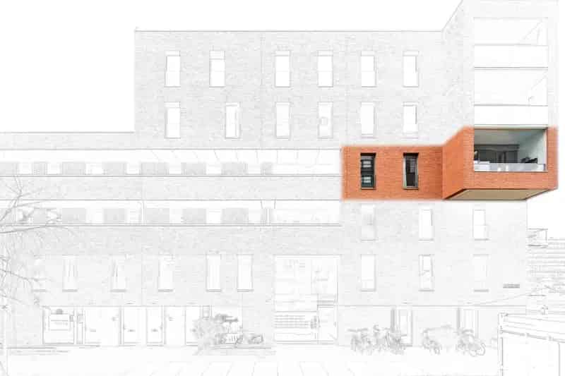 3-kamer appartement Delft  - Licht ruim balkon berging parkeerplaats