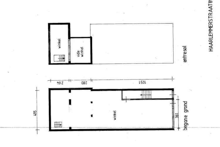 Winkel Amsterdam | Zoek winkels te huur: Haarlemmerstraat 89-H 1013 EL Amsterdam [funda in business]