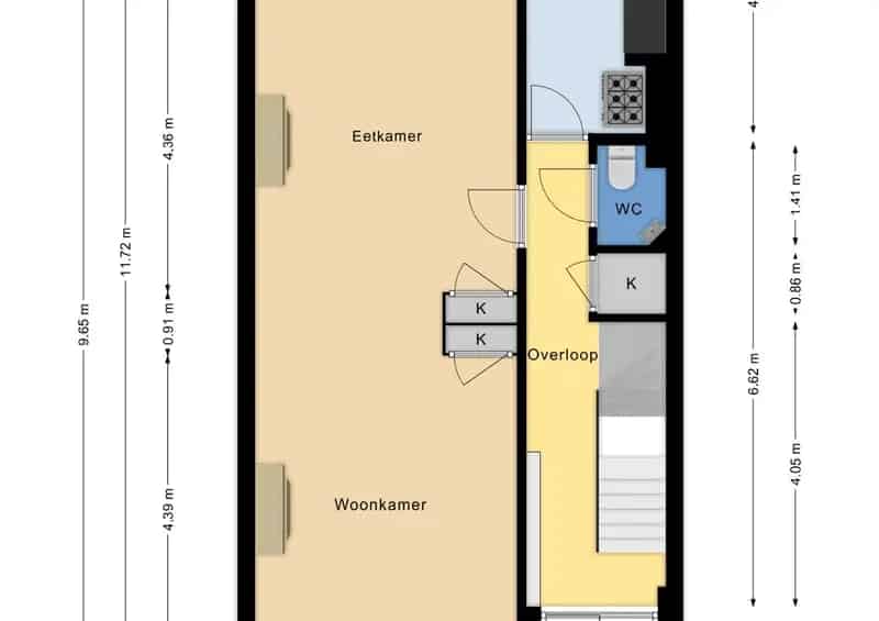 3-Dubbel Bovenhuis Weimarstraat Den Haag 4 slaapkamers Dakterras