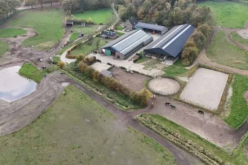 Hippische Accommodatie te Koop: Woning Paardenstalling Rijhal Weides