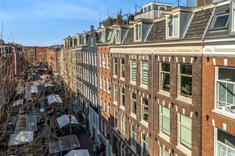 Appartement Amsterdam Oud West 1 slaapkamer dakterras gerenoveerd