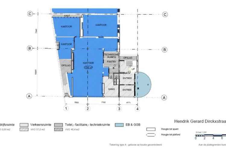 Kantoor Roosendaal | Zoek kantoren te huur: Hendrik Gerard Dirckxstraat 1 4701 AV Roosendaal [funda in business]