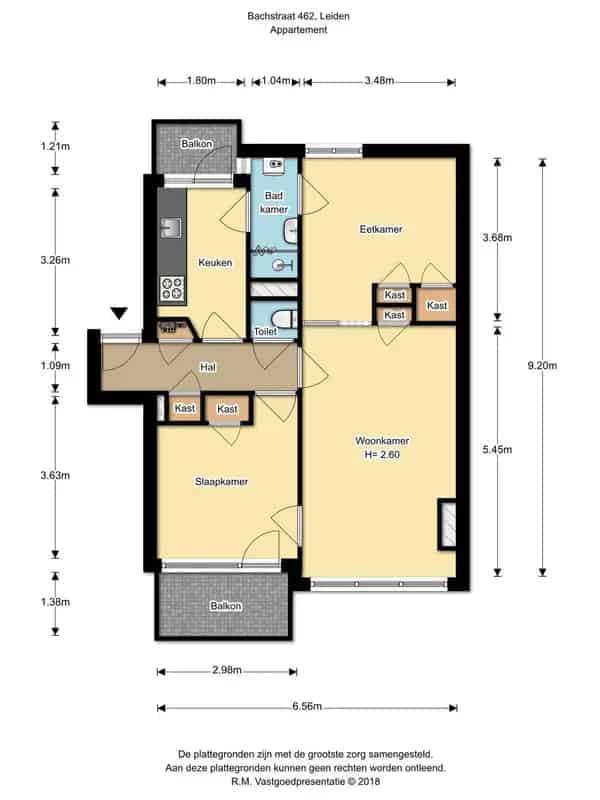 3-kamer appartement Fortuinwijk Leiden