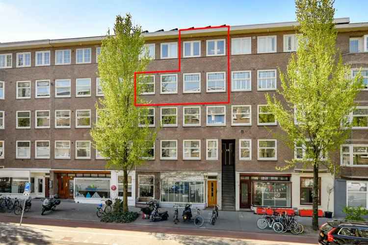 Dubbel Bovenhuis Rivierenbuurt 99m2 Dakterras 22m2