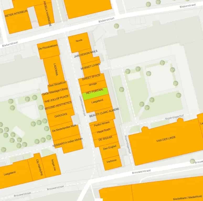 Winkel te Huur Almere Zadelmakerstraat 96m²