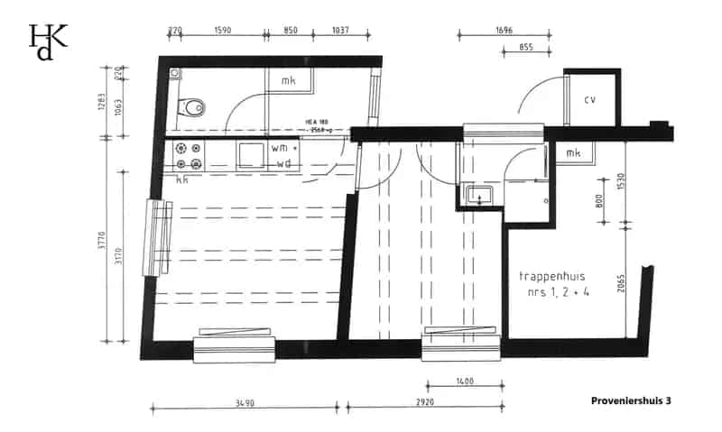 Proveniershuis 3 Appartement te huur